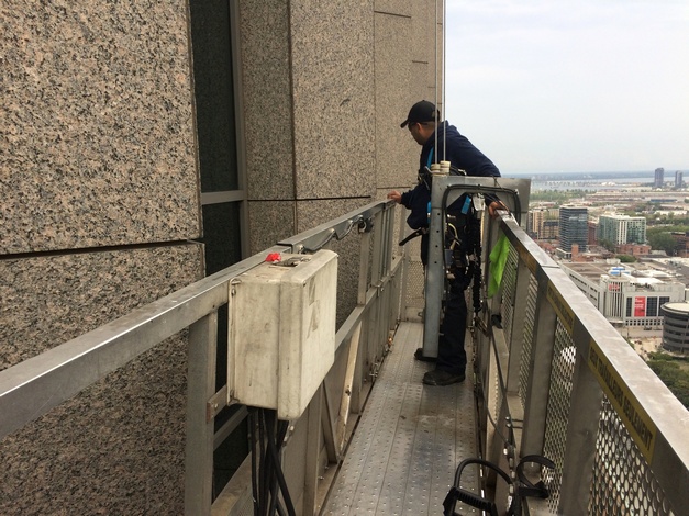 Certification for permanent window cleaning systems